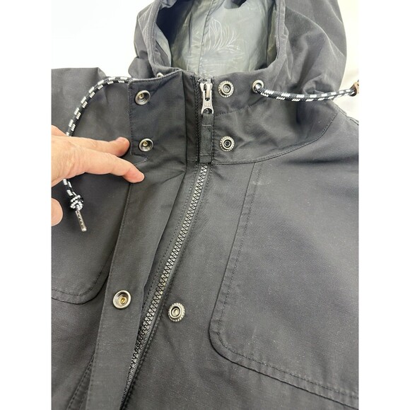 Eddie Bauer Charly Parka Weatheredge Waterproof Rain Jacket Black Women Large - Picture 10 of 16